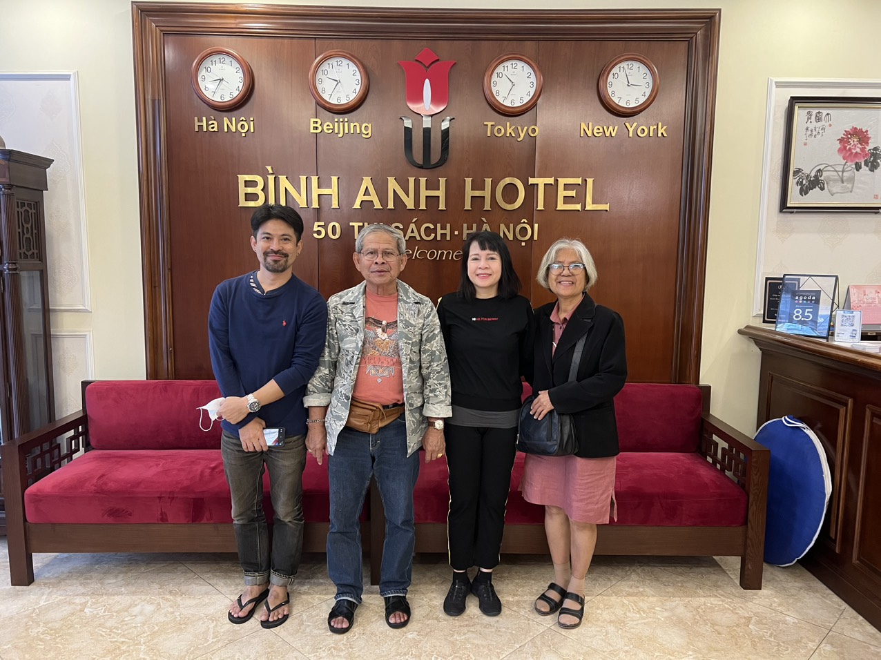 <p>We come from Thailand. We booked rooms at Binh Anh Hotel on Agoda channel. It's so glad to be here because of good service and clean rooms.</p>

<p> </p>
